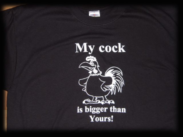 my cock is bigger than yours